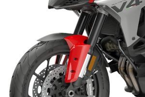 Front Mudguard & Suspension of Multistrada V4