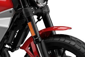 Front Mudguard & Suspension of Scrambler 800