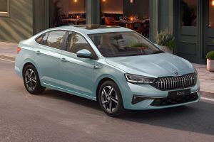 Front Right Quarter View Image of Slavia Facelift