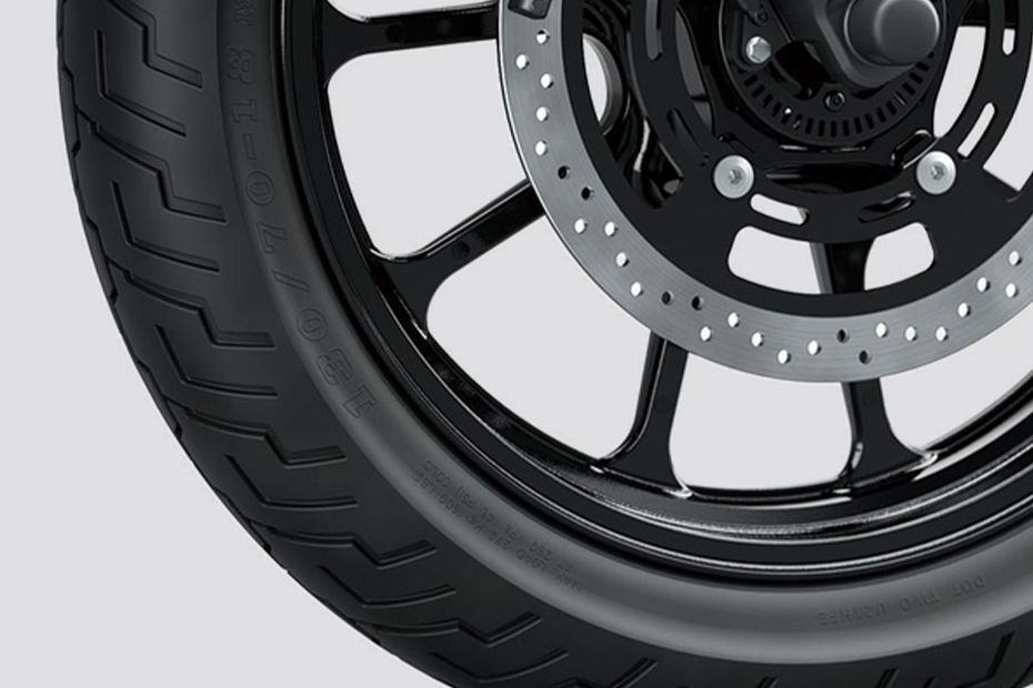 Front Tyre of Eliminator