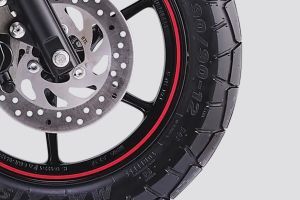 Front Tyre of RayZR 125 Fi Hybrid