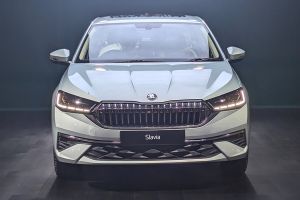 Front View Image of Slavia Facelift