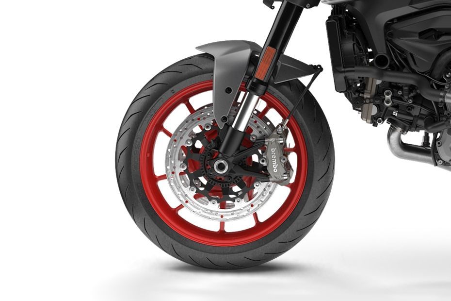 Front Wheel of Monster