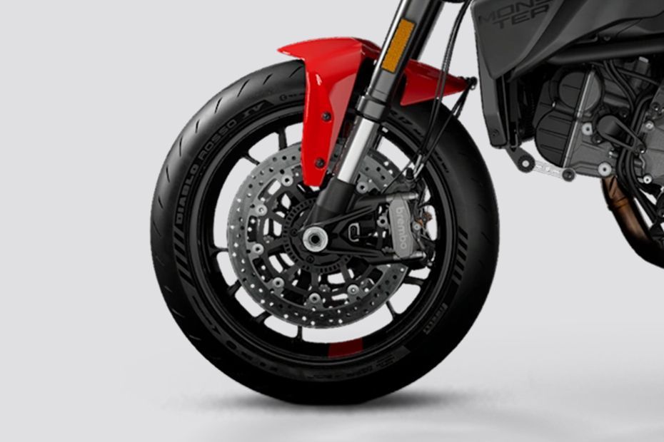Front Wheel of Monster