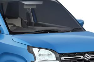 Front Windshield and Wiper Image of Wagon R