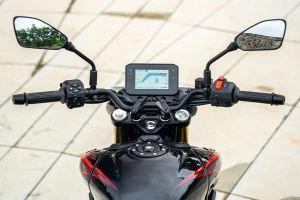 Handlebar of Pulsar N160 S