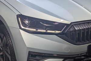 Headlight Image of Slavia Facelift