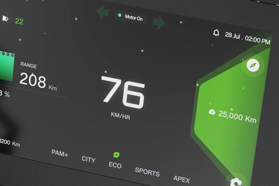 Odometer of EX2s