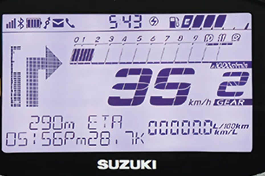 Odometer of Gixxer SF