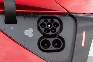 Charging Flap (Open) Image of Model Y