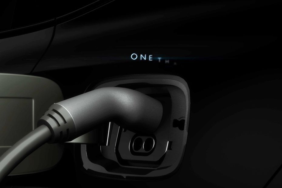 Charging Flap (Open) Image of Hector Hawk EV