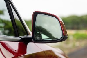 Outside Mirror Glass Image of Model Y