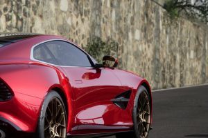 Outside Mirror Glass Image of Vanquish