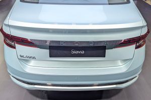 Rear Bumper Image of Slavia Facelift