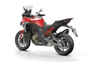 Rear Left Three Quarter View of Multistrada V4