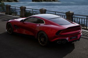 Rear Left Three Quarter View Image of Vanquish