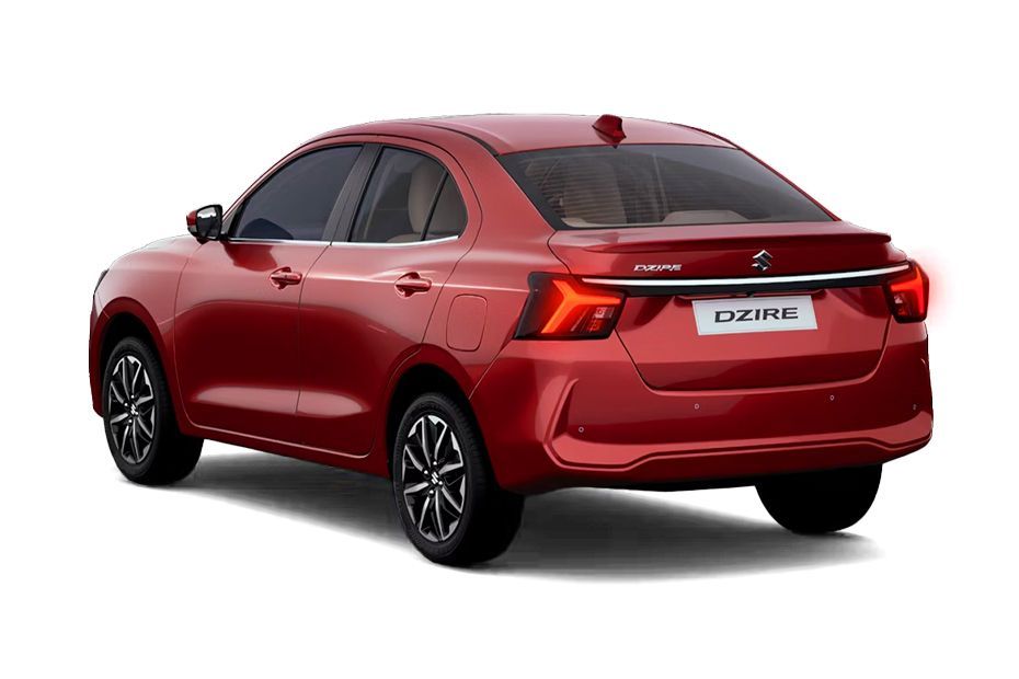 Rear Left Three Quarter View Image of Dzire