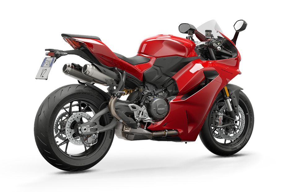 Rear Right Three Quarter View of Panigale V2