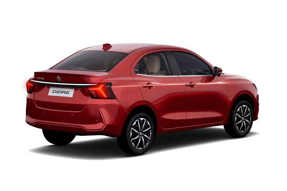 Rear Right Three Quarter View Image of Dzire