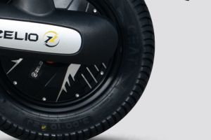 Rear Tyre of Eeva Eco LX