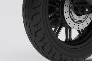 Rear Tyre of 42 FJ