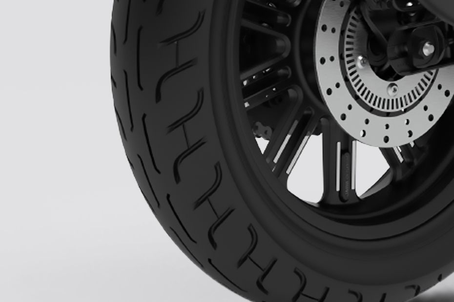 Rear Tyre of 42 FJ