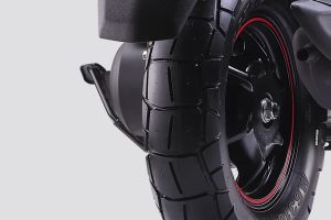 Rear Tyre of RayZR 125 Fi Hybrid