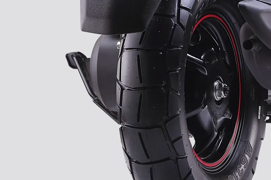 Rear Tyre of RayZR 125 Fi Hybrid