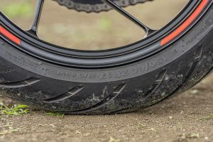 Rear Tyre of Tuono 457