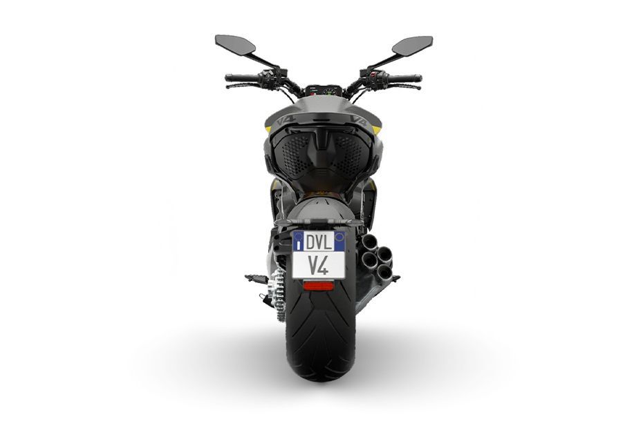 Rear View of Diavel V4