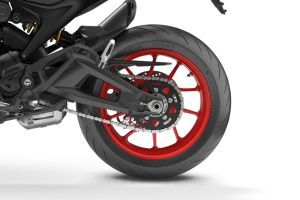 Rear Wheel of Monster