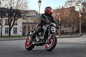 Riding: Front Right Quarter View of Monster