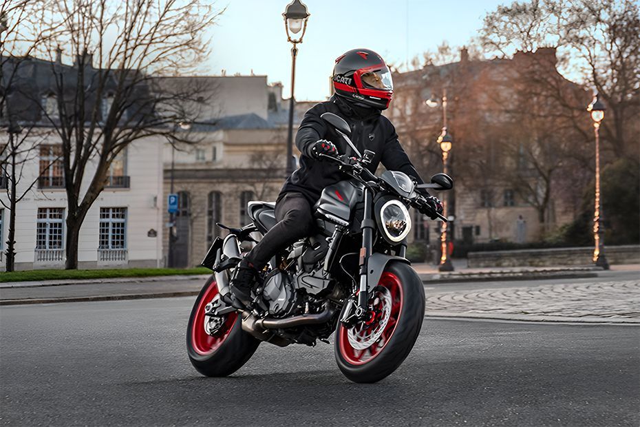 Riding: Front Right Quarter View of Monster