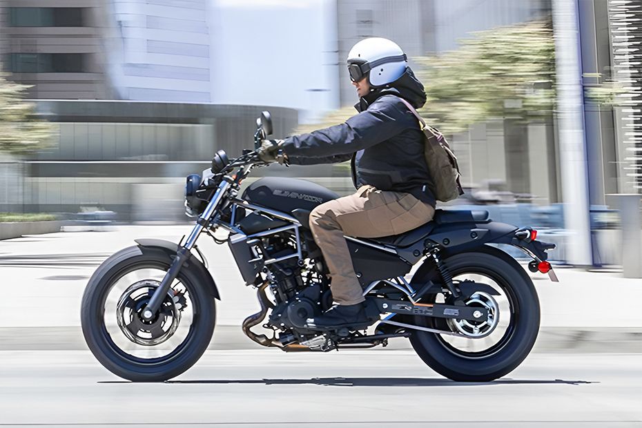 Riding: Side Profile(Left)View of Eliminator