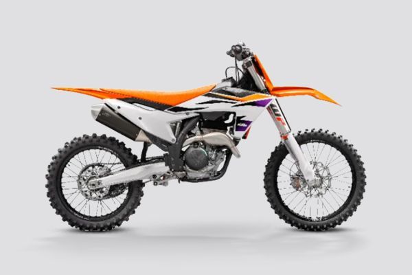 Side Profile View (Right) of 250 SX-F