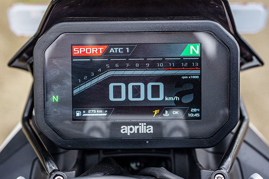 Speedometer of Tuono 457