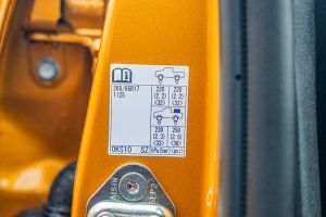 Tyre Pressure Information Image of Hilux