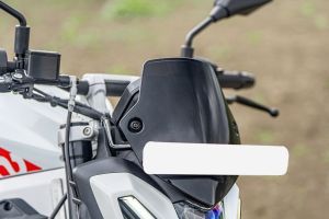 Windshield View of Tuono 457