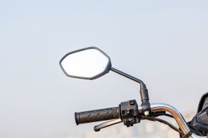 Back View Mirror of Shine 100 DX
