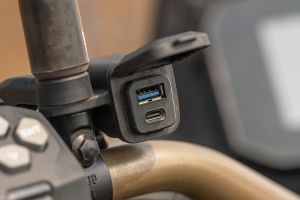 Charging ports of Apache RTX 300