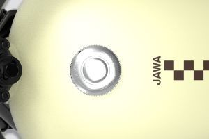 Closed Fuel Lid of Model_