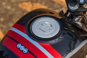 Closed Fuel Lid of Model_