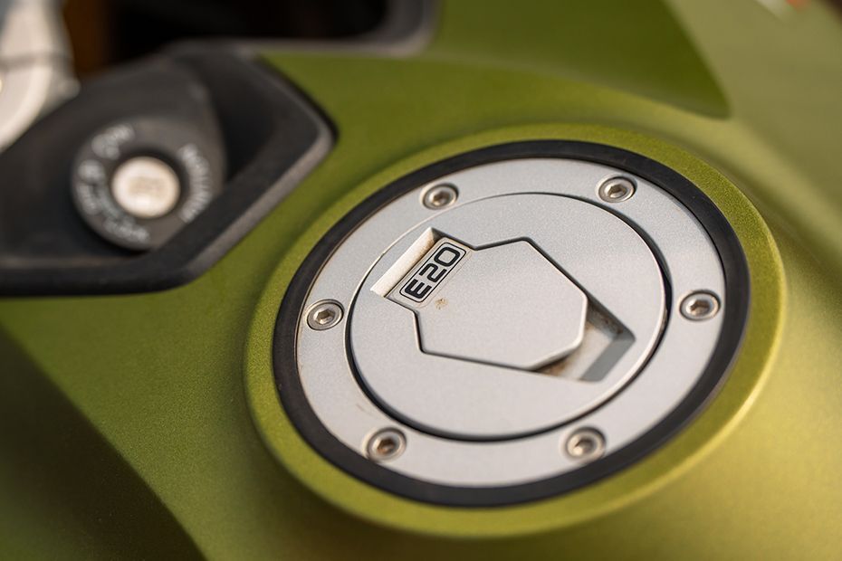 Closed Fuel Lid of Model_