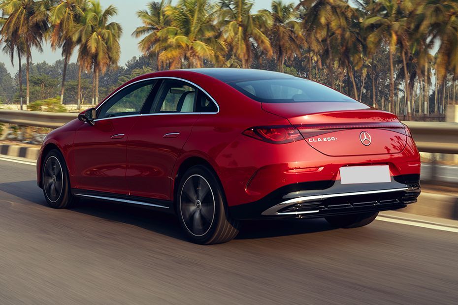 Driving: Rear Left Three Quarter View Image of CLA