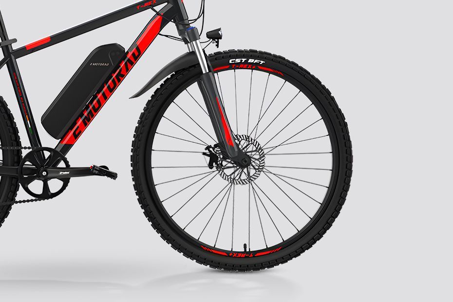 Front Tyre View of T-Rex+ V3