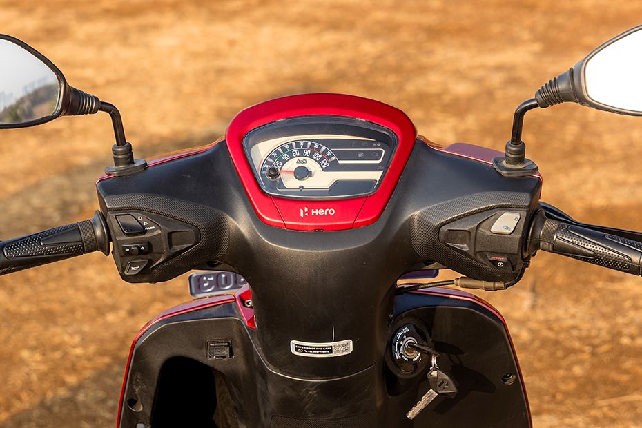 Handle Bar View of Destini 110