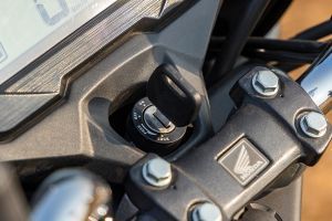 Ignition View of Shine 100 DX