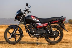 Left Side View of Shine 100 DX