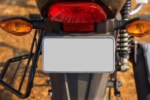 Rear Number Plate Shine 100 DX