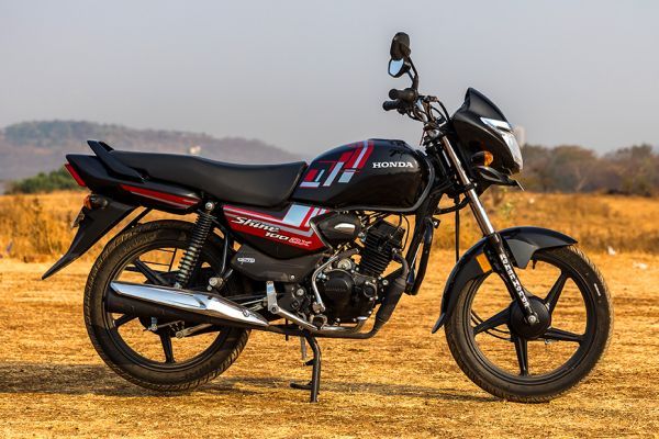 Right Side View of Shine 100 DX